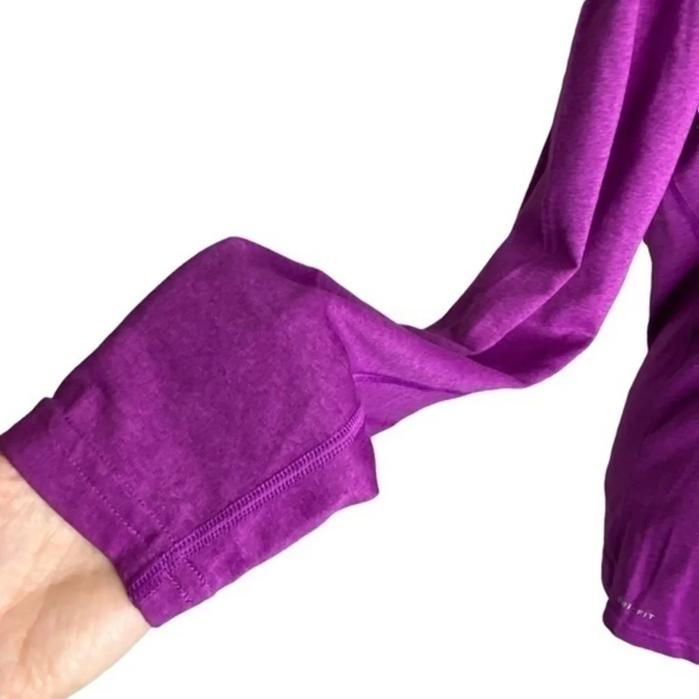Nike Dry Fit Purple Top I Work Out Just Kidding I Chase Toddlers Long Sleeve Top